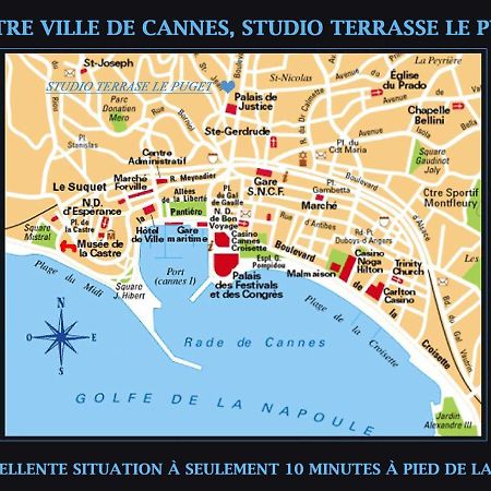 Studio Terrasse Cannes Exterior foto